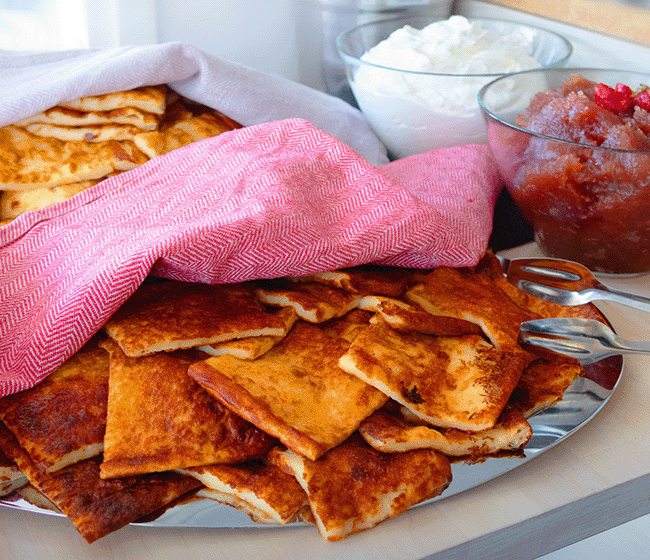 Torstaisin herkutellaan hernarilla ja tuoreella pannarilla