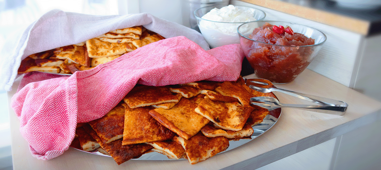 Torstaisin herkutellaan hernarilla ja tuoreella pannarilla